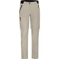 Bergson Outdoorhose VIDAA COMFORT Zipp-Off Damen Wanderhose, leicht, strapazierfähig, Kurzgrößen, beige