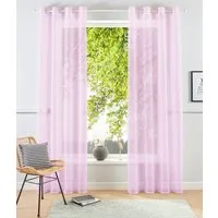 OTTO home Gardine XANA (1 St), Ösen, transparent, Voile, Bestseller, einfarbig, 1 bzw. 2er Set, pflegeleicht, Bestseller!