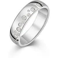 Firetti Fingerring Schmuck Geschenk Silber 925 Damenring Ring Sternenhimmel, mit Zirkonia (synth)