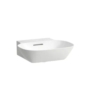 LAUFEN Aufsatz-Handwachbecken INO o.HL m.ÜL Unterseite geschl.450x410 weiß matt, H8163007571091 H8163007571091