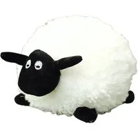 Wisam Plüschfigur Plüsch-Maskottchen Kuschelschaf mit lockiger Wolle Weiß 20cm (1-St)