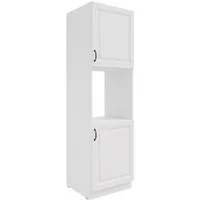 Küchen-Preisbombe Hochschrank 60 cm Küche Stilo Weiss Küchenzeile Küchenblock Landhaus Backofen