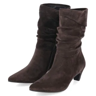 Paul Green Slouchy Boot Stiefeletten  Braun - Gr. 36 -  Echt Leder