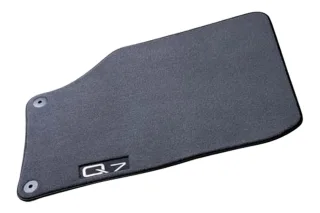 2x Original Audi Premium Velours Textil Fußmatten Matten VORN für Audi Q7 4L