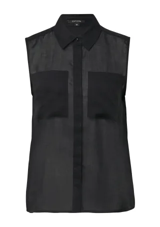 comma - Bluse schwarz - Gr. - 42