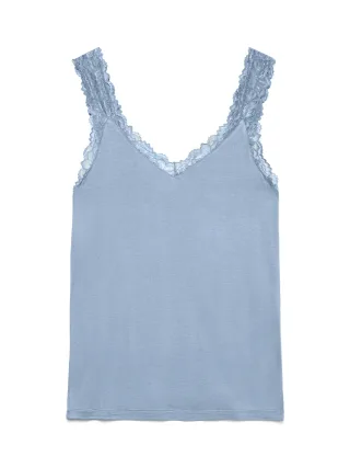 VERO MODA - VMROSA SL TOP JRS NOOS Cashmere Blue - Gr. - L