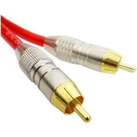 RØDE Rode Cinch-Kabel RCA Kabel 2x Stecker Rot 3m Audio-Kabel, (300 cm), RCA / Cinch-Kabel