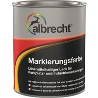 Lack Albrecht Lack Markierungsfarbe 750ml Parkplatzfarbe Industriemarkierung Beschichtung, verschiedene Farben