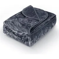 Wohndecke Kuscheldecke Flauschig 200x240 Warm Weiche Bettdecke Einfarbig, HOMELUX, Wohndecke, Kuscheldecke
