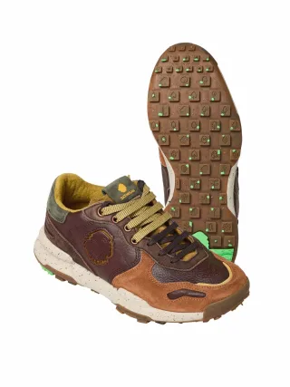 Satorisan S.L Herren Pull-Up-Sneaker Chacrona Braun 100 % Rindleder