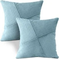 Amilian Kissenbezüge - 2er Set Kissenhüllen - Kissenbezug - Zierkissenbezüge, (2 Stück), 40x40 cm, Kissenhülle für Sofakissen, Dekokissen, Zierkissen, Kissen