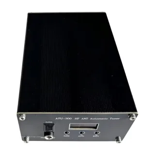 ATU-300W Automatic Shortwave Antenna Tuner Impedance Matcher 1.8-54MHz 5Ω-1200Ω 350W Peak OLED Display For GP Long Wire