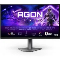 AOC AG276QZD2 Gaming-Monitor (68,6 cm/27 ", 2560 x 1440 px, QHD, 0,3 ms Reaktionszeit, 240 Hz, OLED, neig, schwenk-, höhenverstellbar, Pivot)
