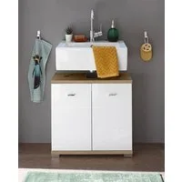 PREISBRECHER Waschbeckenunterschrank Peter 60 x 57 x 31 cm (B/H/T)