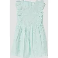 s.Oliver Minikleid Kleid Kurzes Kleid mit Flügelärmeln und floraler Stickerei