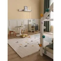 benuta Kinderteppich Juno, rechteckig, Höhe: 6 mm, Kunstfaser, Berber, Ethno-Style, Wohnzimmer