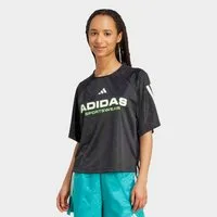 adidas Sportswear T-Shirt TIRO X COMMON GOAL JACQUARD sportlicher Stil, Rundhalsausschnitt, aus atmungsaktivem Polyester