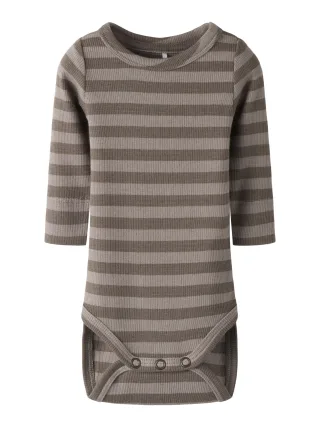 NAME IT - NBNBANIO LS BODY NOOS Morel - Gr. - 68
