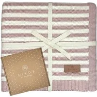 Babydecke DIKOS® Babydecke aus *100%* Bio Baumwolle Strickdecke Erstlingsdecke, DIKOS, PREMIUM Qualität atmungsaktiv, nachhaltig, plastikfrei, kuschelweich
