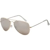BEZLIT Eyewear Pilotenbrille Damen Herren Piloten Sonnenbrille mit Metallrahmen (1-St) mit schwarzen Linsen