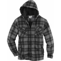 Terrax Workwear Langarmhemd Thermohemd mit Teddyfutter