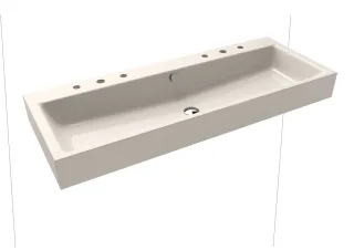 Kaldewei Wandwaschtisch Puro, Modell 3167 mit Überlauf 1200x460, 906806013231 906806013231
