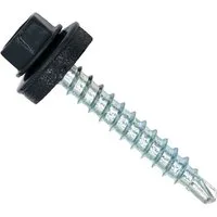 Twistec Blechschraube Color-Head Trapezblechschrauben mit EPDM-Unterlegscheibe 100 Stück
