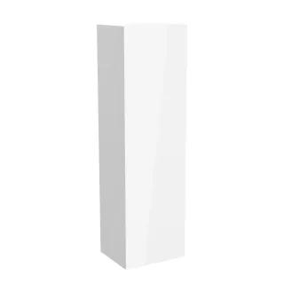VitrA New Metropole Pure Halbhochschrank mit 1 Türe Türanschlag rechts 35 x 30 Weiß Hochglanz,67343 67343