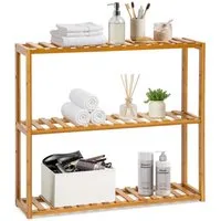 tectake Badregal Katjana, Set 1-tlg., aus Bambus