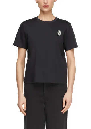 comma - T-Shirt blau - Gr. - 42