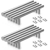 Clanmacy Möbelgriff 10x Möbelgriffe Stangengriff Edelstahl Küchengriffe Küche Bügelgriff (10-St., 10), 156x96MM/188x128MM/220x160MM*10MM/12MM