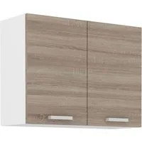 Küchen-Preisbombe Hängeschrank 80 cm Küche Dave Eiche Sonoma Trüffel Küchenzeile Einbauküche