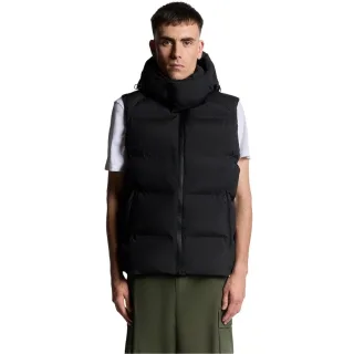 Lyle & Scott Jet Black Geschweißte Steppweste