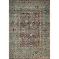 Bamyum Teppich Enber Teppich mit Chenille-Druck, Waschbarer, Antibakteriell Teppich, Einzelstück
