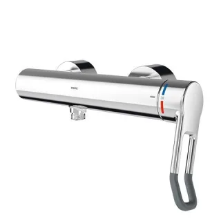 KWC Aquarotter Thermostat-Wandbatterie, F4, EHM, für Handbrause, Hebel 118 mm, 2030066757 2030066757