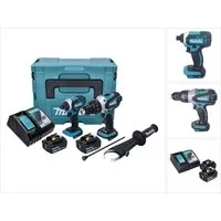 Makita Akku-Schlagbohrschrauber DLX 2145 TJ Twin Pack 18V Akku Schlagbohrschrauber + Akku Schlagschra