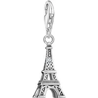 THOMAS SABO Charm-Einhänger Eiffelturm mit weißem Zirkonia, mit Zirkonia (synth)