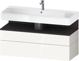 Duravit Qatego Waschtischunterbau wandhängend Weiß Hochglanz 1190x470x590 mm - QA4396080220000 QA4396080220000