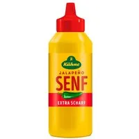 Kühne Saucen, Kühne Jalapeño Chili scharfer Senf feurig-scharf Squeezeflasche 250ml