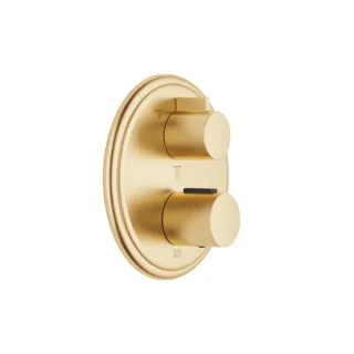 Dornbracht Madison UP-Thermostat 36427977-28 mit Dreiwege-Mengenregulierung, messing gebürstet