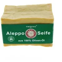 Finigrana Feste Duschseife Alepposeife Olivenöl, Olivgrün, 200 g