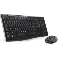 Logitech LOGITECH Funk-Tastatur- und Maus-Set MK270 schwarz Wireless-Tastatur