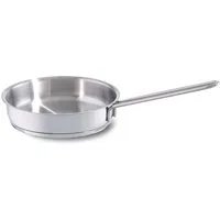 Fissler Bratpfanne häppchen, Edelstahl 18/10 (1-tlg), Induktions-geeignet, unbeschichtet