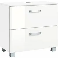 welltime Waschbeckenunterschrank Ravenna Breite 70 cm, Türen mit Anschlagdämpfern