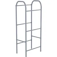 TroniTechnik Regal für 3 Kisten Flaschenkistenregal aus pulverbeschichtetem Metall, Getränkekistenregal mit 3 Ablageflächen, 51kg Belastbarkeit, Flaschenregal