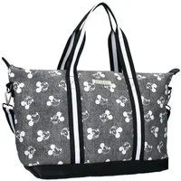 Disney Shopper Große Damen Shopping Bag Disney Mickey Mouse graue Tasche