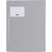 BRUNNEN Aktenordner BRUNNEN Schnellhefter A4 Silber - Premium PP-Folie mit Einstecktasche