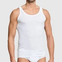 Schiesser Unterhemd Essentials (Mehrpack, 4 Stück) Feinripp, strapazierfähig+ langlebig, weich auf der Haut im 4er Pack