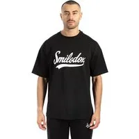 Smilodox T-Shirt Lorik, Locker geschnittenes Oversize Shirt mit Retro Frontprint bequemer Rundhalsausschnitt weiches Material moderner Streetwear Look
