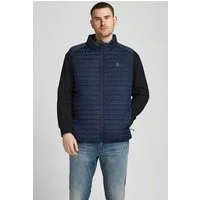 Jack & Jones PlusSize Steppweste MULTI mit Stehkragen und normaler Form unifarben, modisch, regular fit, Polyester, Stehkragen